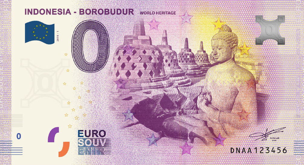 0 Euro Indonesië 2019 Borobudur
