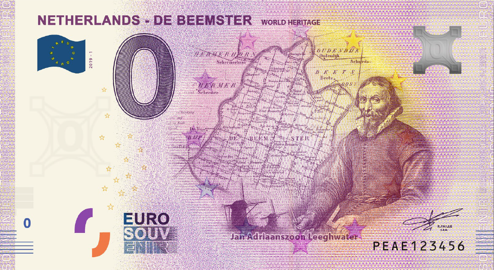 0 Euro Nederland 2019 De Beemster