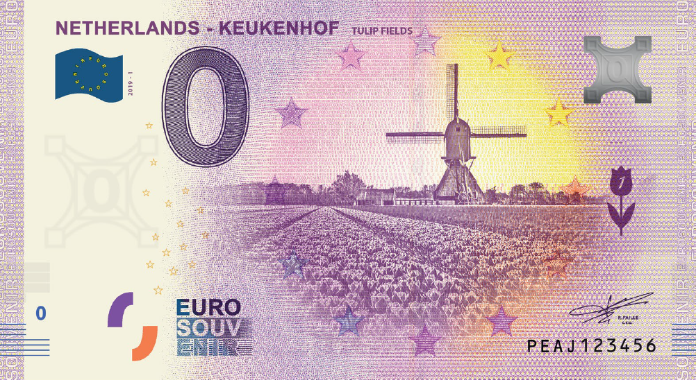 0 Euro Nederland 2019 Keukenhof Tulip Fields
