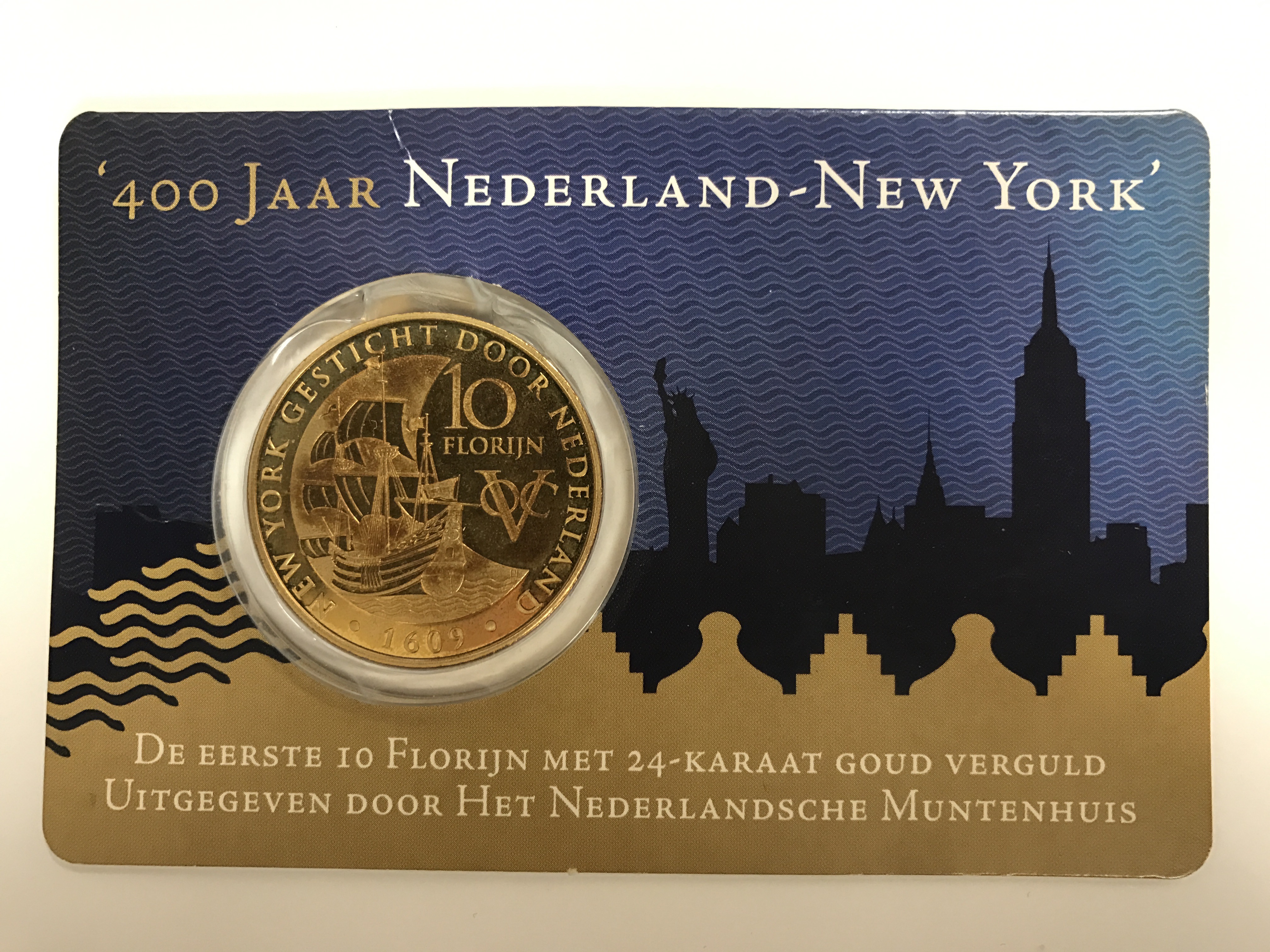 400 jaar New York 2009 coincard HNM
