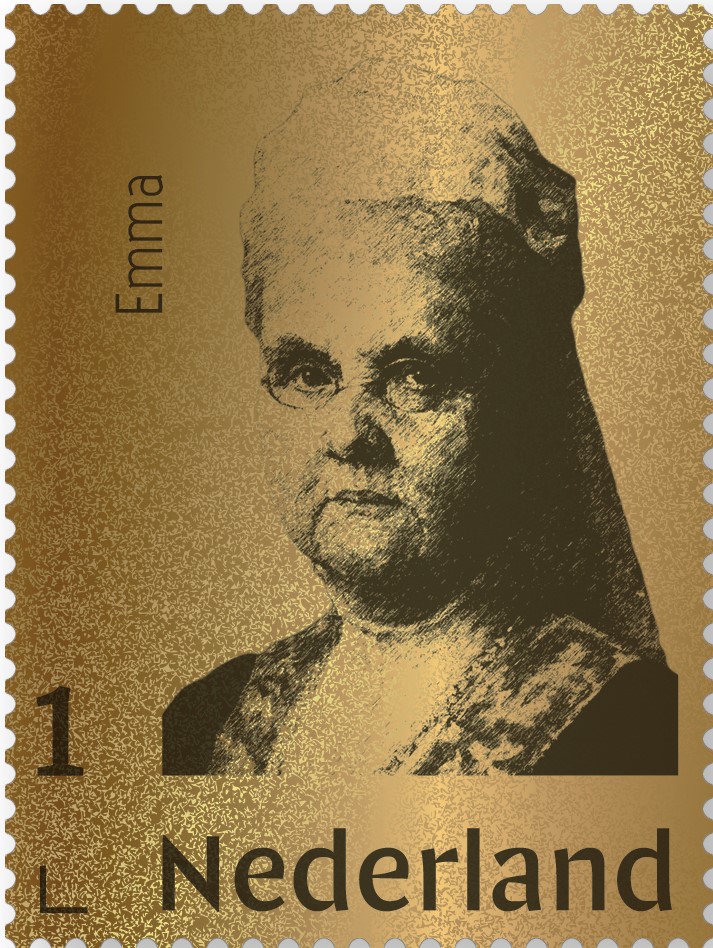 Gouden postzegel Emma 2020