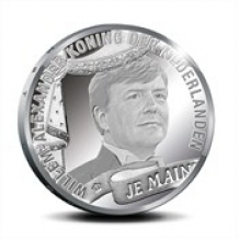 Koningstientje 2013 Zilver Proof herdenkingsmunt