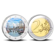 2 Euro munt Amsterdam 750-13 Sail Amsterdam