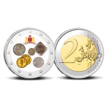 2 Euro munt Amsterdam 750-5 Het Geld van Amsterdam