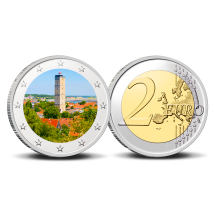 2 Euro munt kleur Brandaris