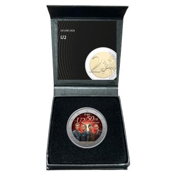 2 euro Ierland U2 kleur in box + certificaat