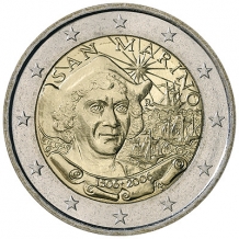2 EURO 2006	Columbus	UNC San Marino