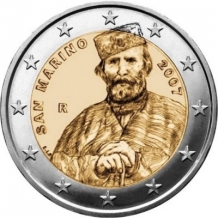 2 EURO 2007	Garibaldi	UNC San Marino
