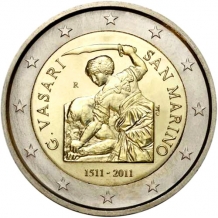2 EURO 2011	Vasari	UNC San Marino