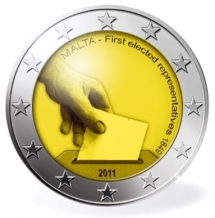 2 EURO 2011	Constitutie	UNC Malta