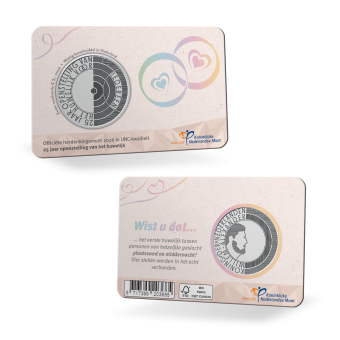 Openstelling huwelijk 2026 Coincard in UNC-kwaliteit