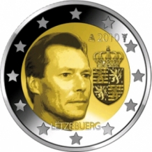 2 EURO 2010	Wapen	UNC Luxemburg
