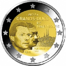 2 EURO 2012 Guillaume	UNC Luxemburg