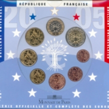 Frankrijk BU set 2005