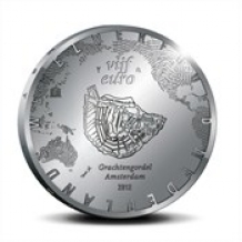 Grachtengordel Vijfje 2012 Zilver Proof