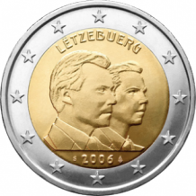 2 EURO 2006	Henri en Guillaume	UNC Luxemburg