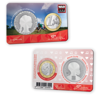 30 jaar War Child in coincard