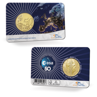 50 jaar ESA - 50 cent in coincard