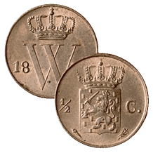 1/2 Cent 1822U FDC