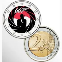 2 Euro munt kleur 007