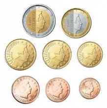 Jaarserie in UNC-kwaliteit Luxemburg 2019 Sint Servaasbrug