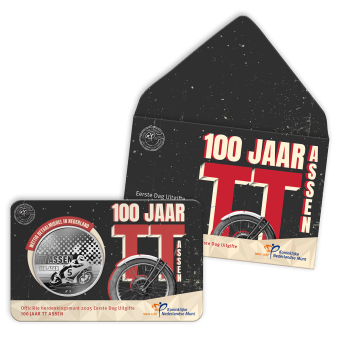 TT Assen 5 euro 2025-Het Wiel 1e dag Coincard  