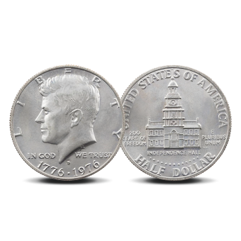 Half Dollar Kennedy, Bicentennial ½ dollar 1976