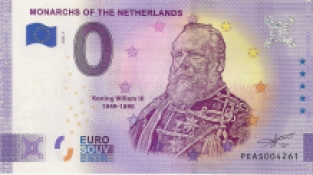 0 Euro Nederland 2020 Koning Willem III Anniversary