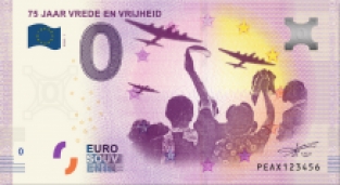 0 Euro Nederland 2020 75 jaar Vrede en Vrijheid