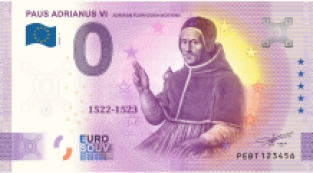 0 Euro Nederland 2022 Paus Adrianus