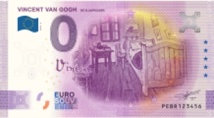 0 Euro Nederland 2022 Van Gogh De Slaapkamer