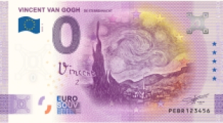 0 Euro Nederland 2022 Van Gogh De Sterrennacht