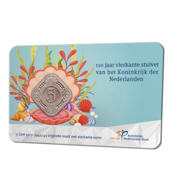 110 Jaar vierkante stuiver Coincard 2023