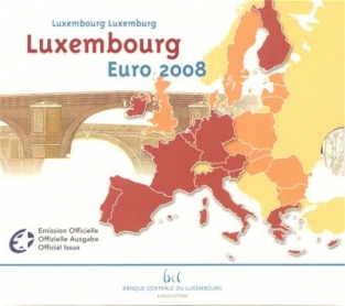 Luxemburg BU set 2008