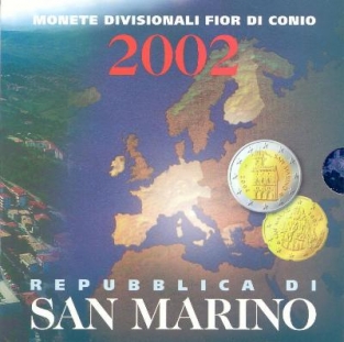 San Marino BU set 2002