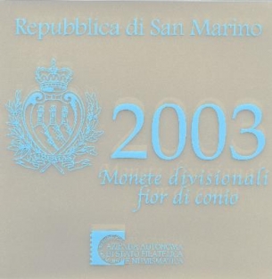 San Marino BU set 2003