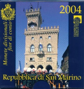 San Marino BU set 2004