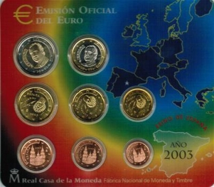 Spanje BU set 2003