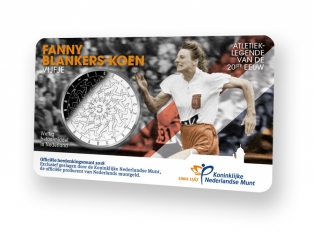 Fanny Blankers-Koen Vijfje 2018 Coincard in UNC-kwaliteit