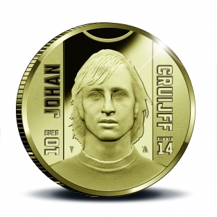 Johan Cruijff Tientje 2017 goud proof