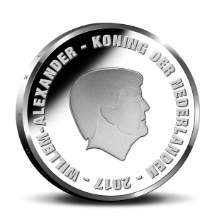 Johan Cruijff Vijfje 2017 zilver proof