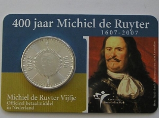De Ruyter Vijfje 2007 Coincard