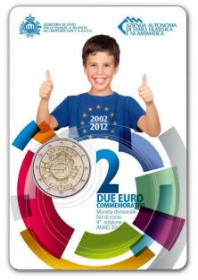 2 Euro San Marino 2012 10 jaar euro
