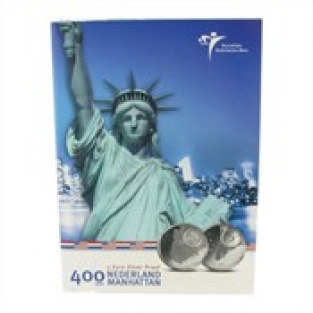 5 Euro 400 Jaar Nederland-Manhattan Proof 2009 zilver proof