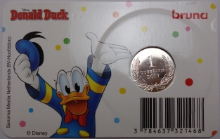 65 jaar Donald Duck Geluksdubbeltje 2017 coincard