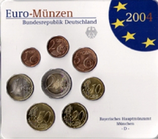 Duitsland BU set 2004A/J