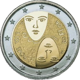 2 EURO 2006	Parlement	UNC Finland