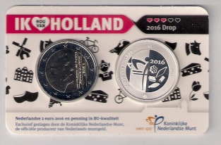Holland Coincard 2016 met zilveren penning