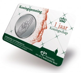 1 Jaar Koningschap 2014 Coincard