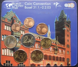 Basel Coin Fair set 2003 World Money Fair